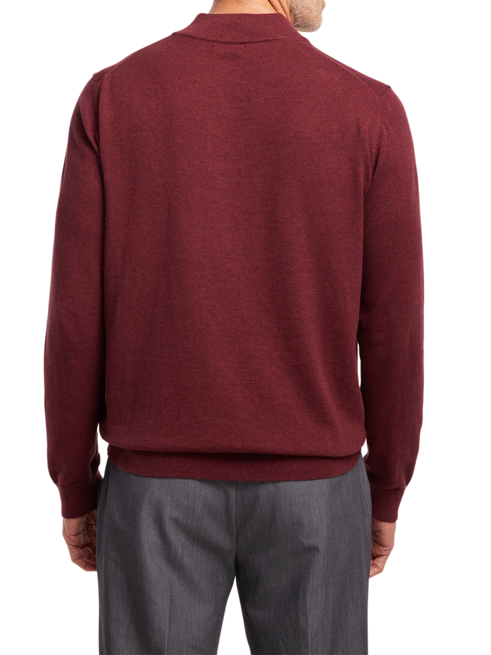 Alternate Image of Supima Cotton Four Button Mock Neck Sweater-4