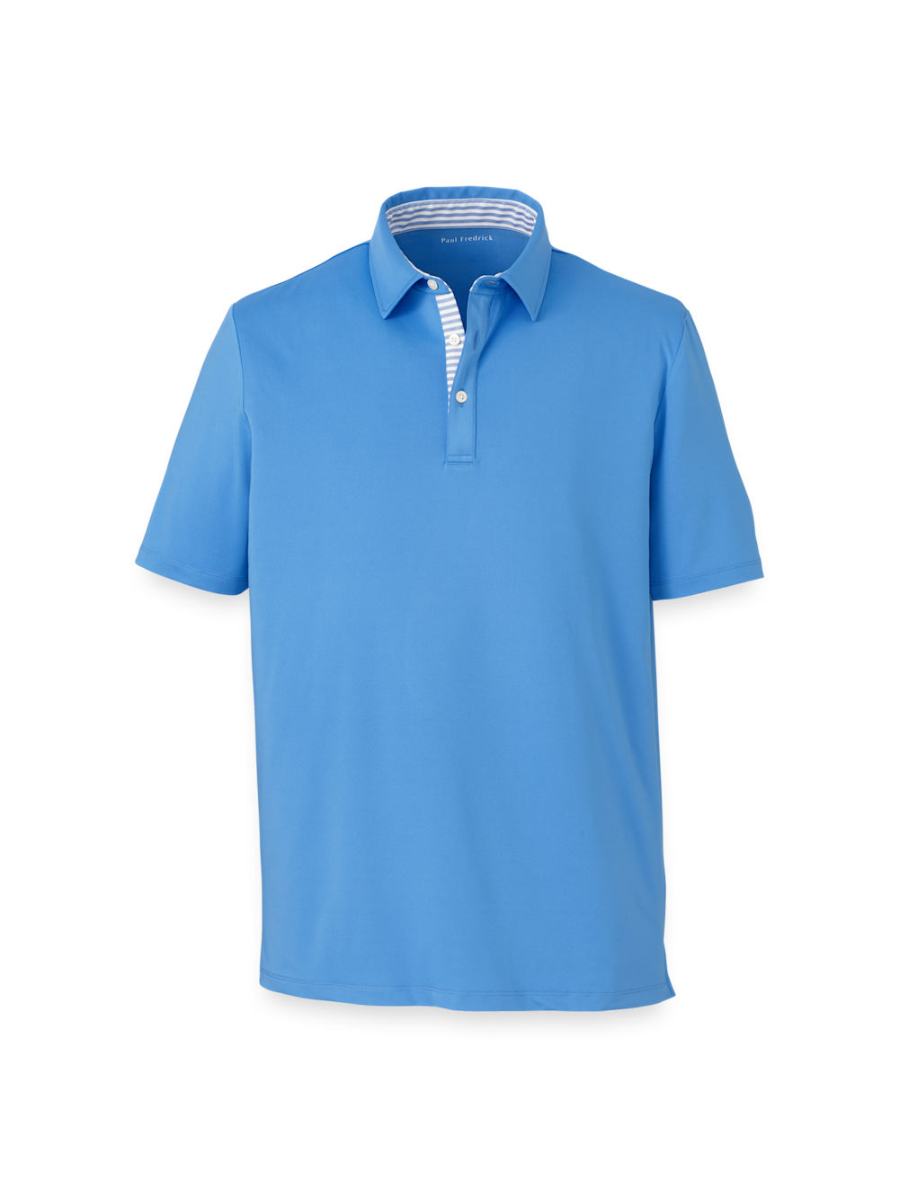 Product Image of Performance Blend Three Button Polo-Blue
