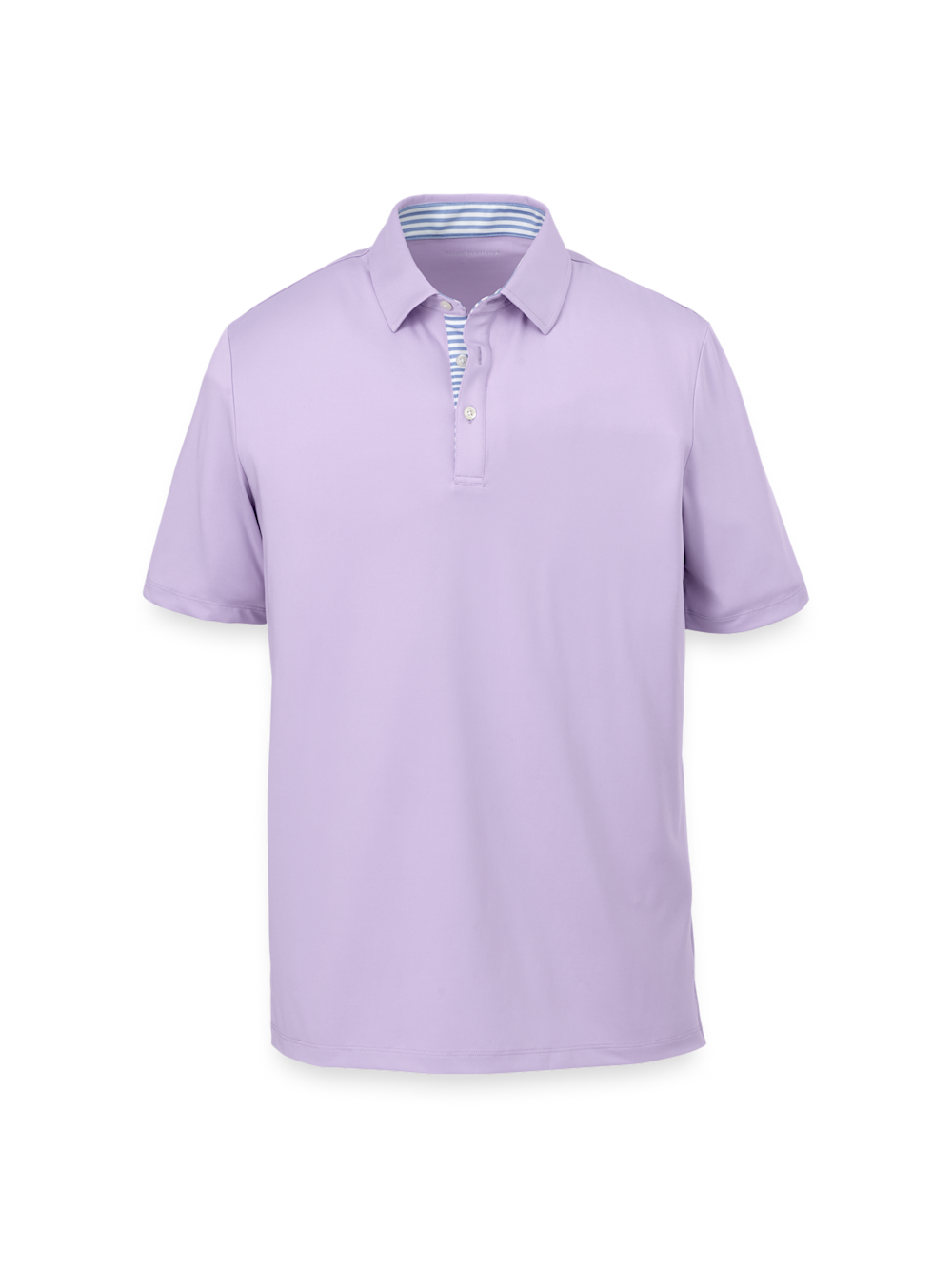Product Image of Performance Blend Three Button Polo-Light Purple