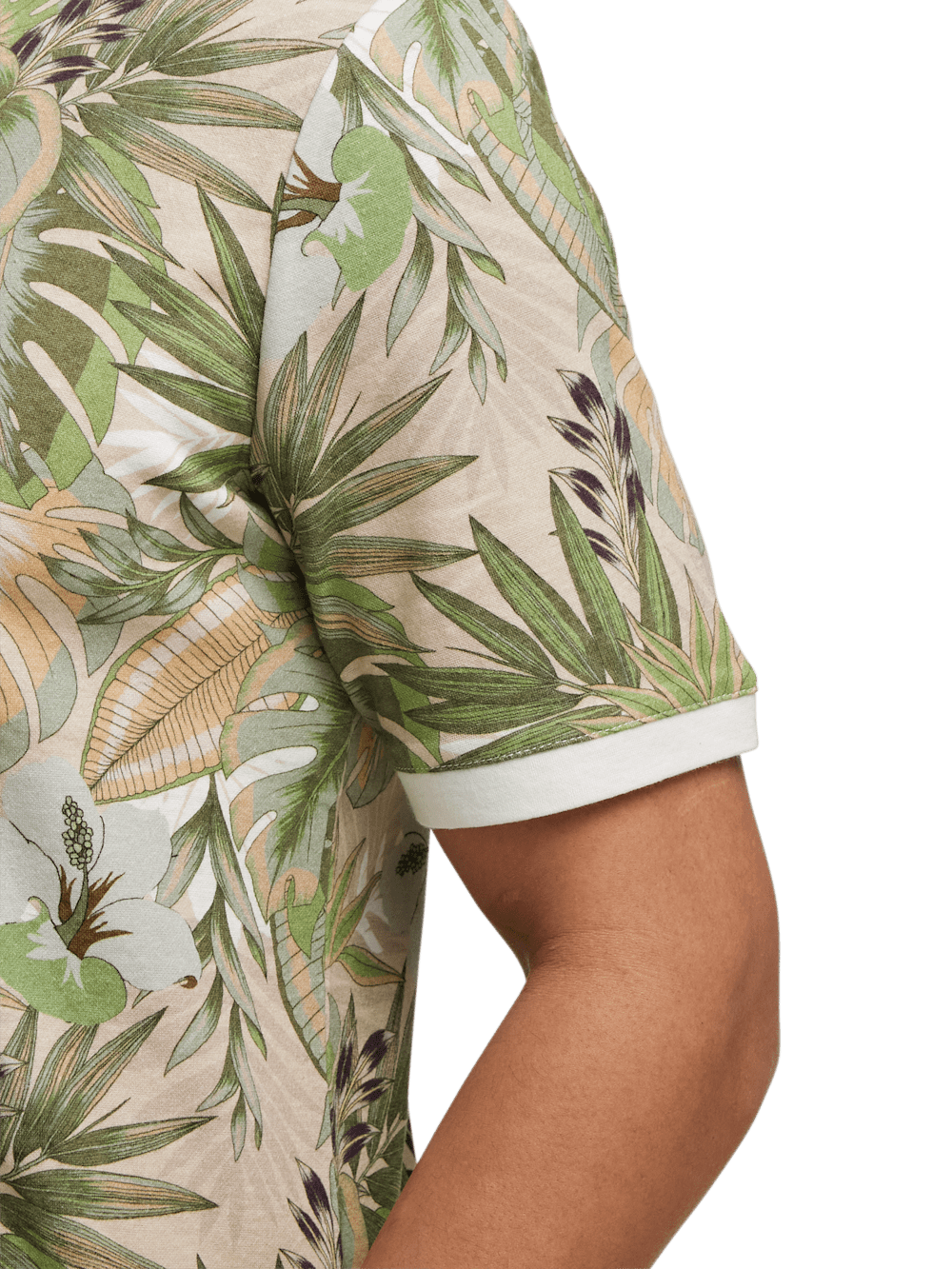 Alternate Image of Linen Blend Button Front Camp Collar-3