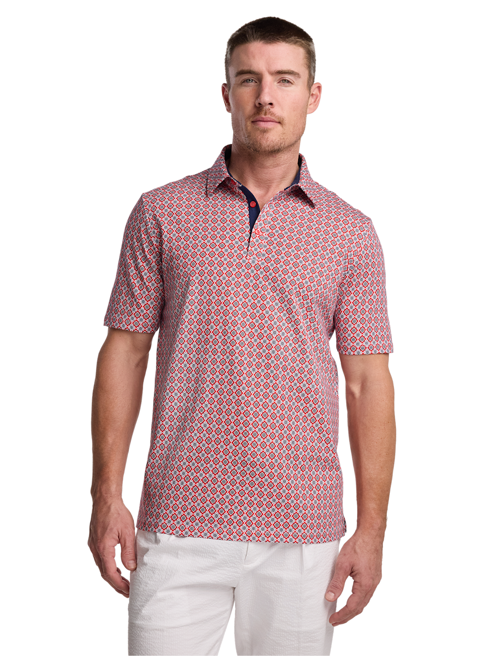 Alternate Image of Cotton Three Button Polo-1