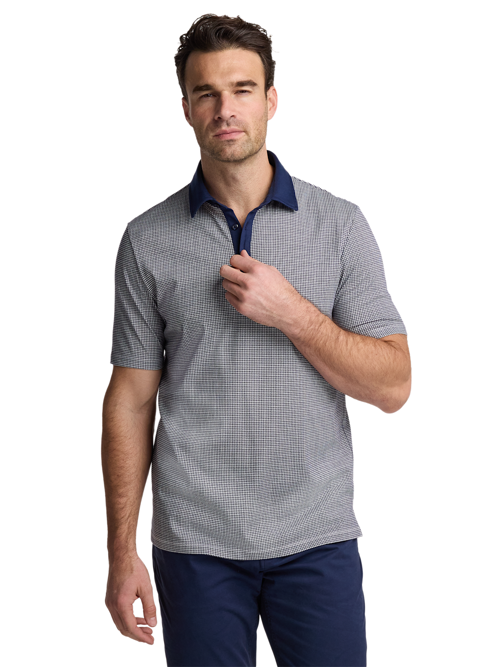 Alternate Image of Cotton Three Button Polo-1