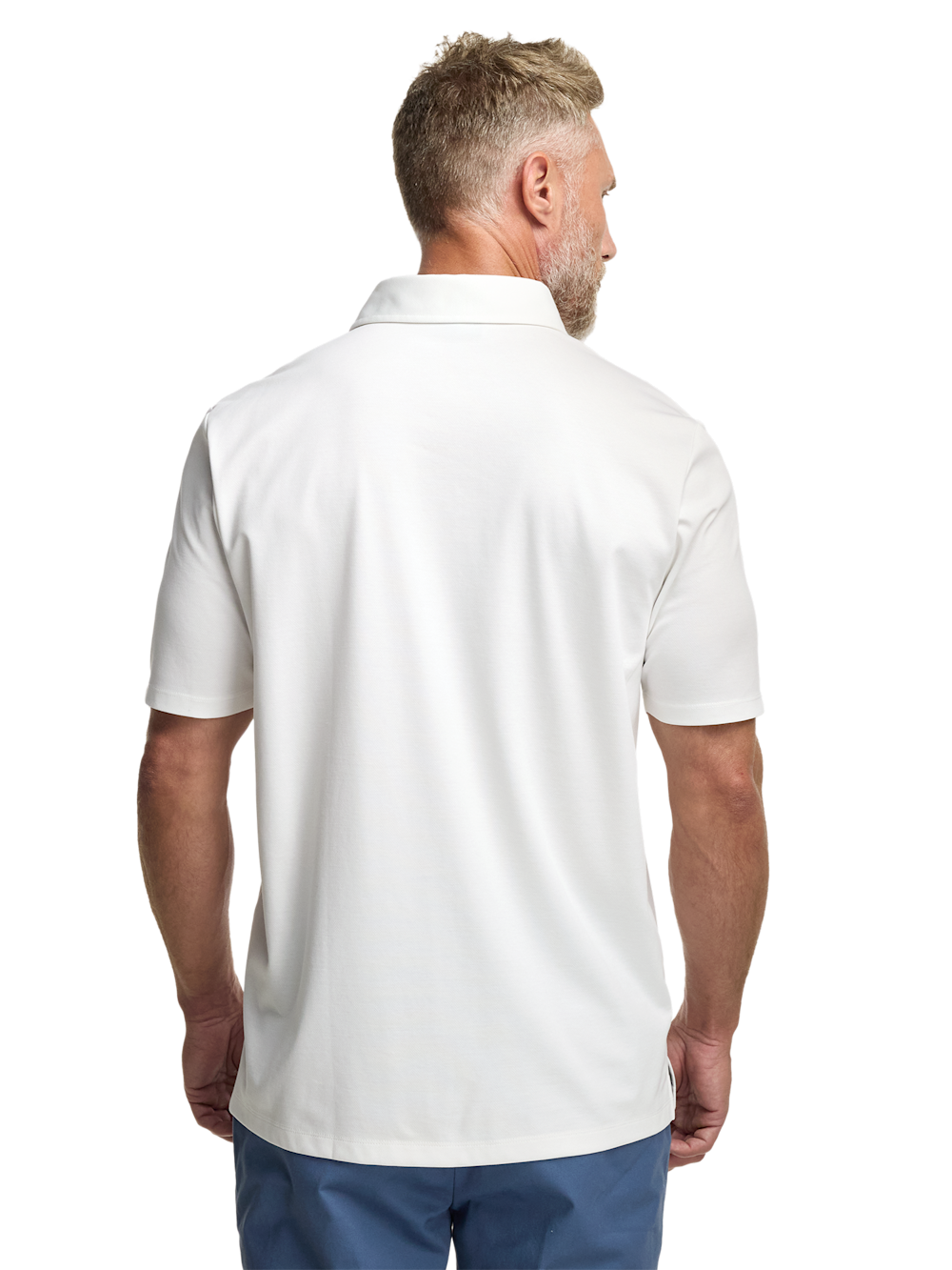 Alternate Image of Cotton Blend Three Button Polo-5