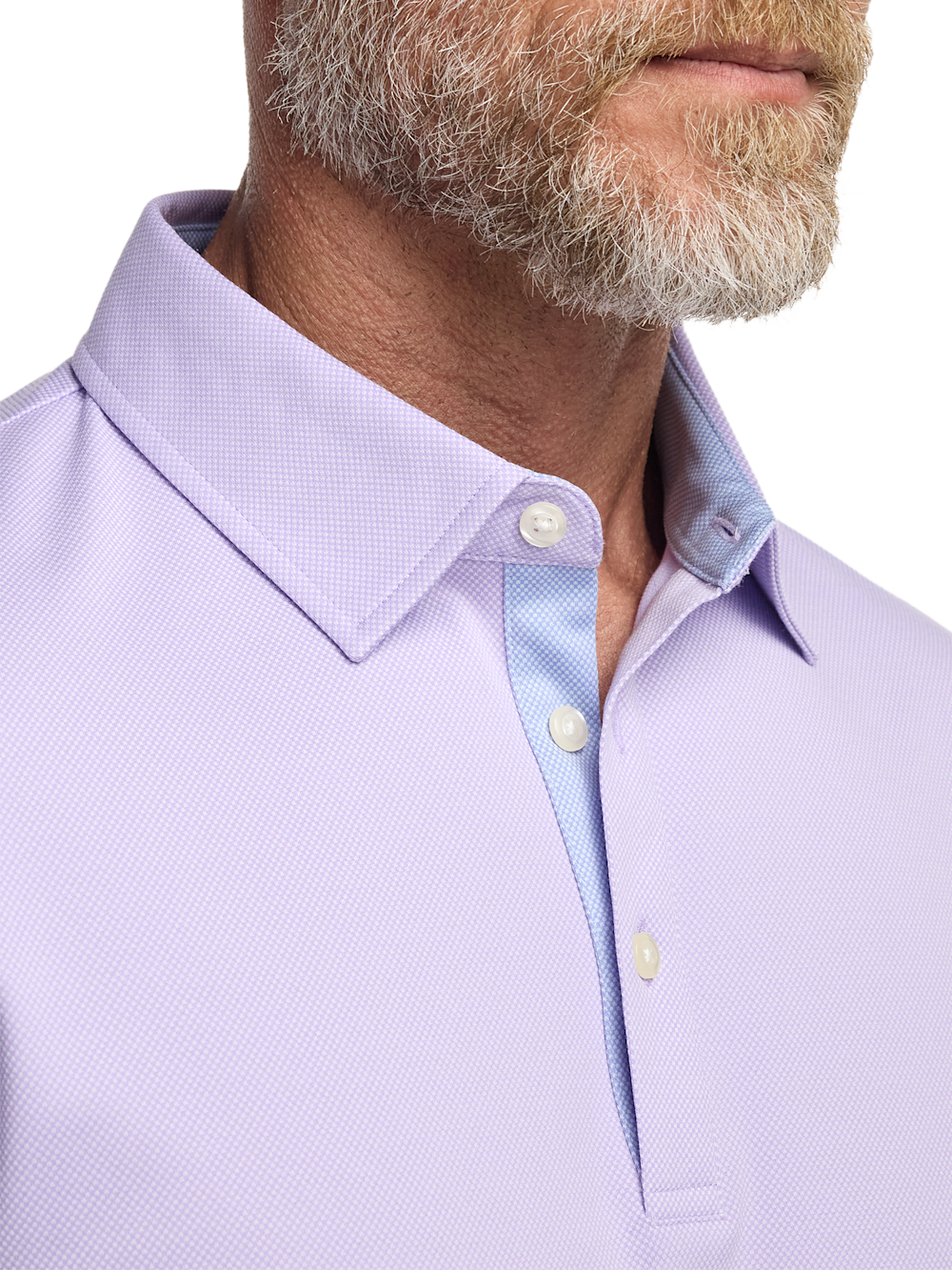 Alternate Image of Cotton Blend Three Button Polo-2