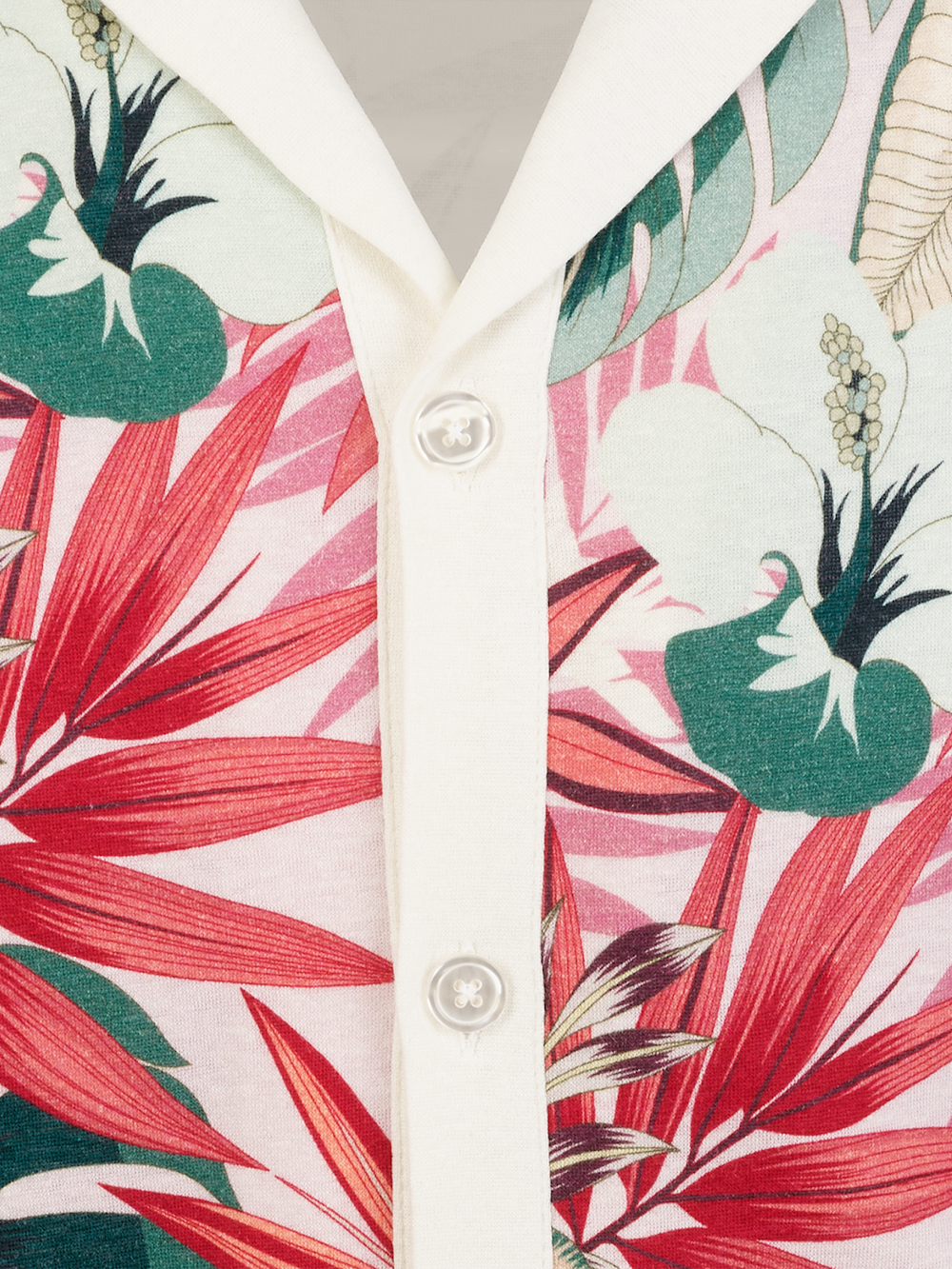 Alternate Image of Linen Blend Full Button Front Camp Collar-5
