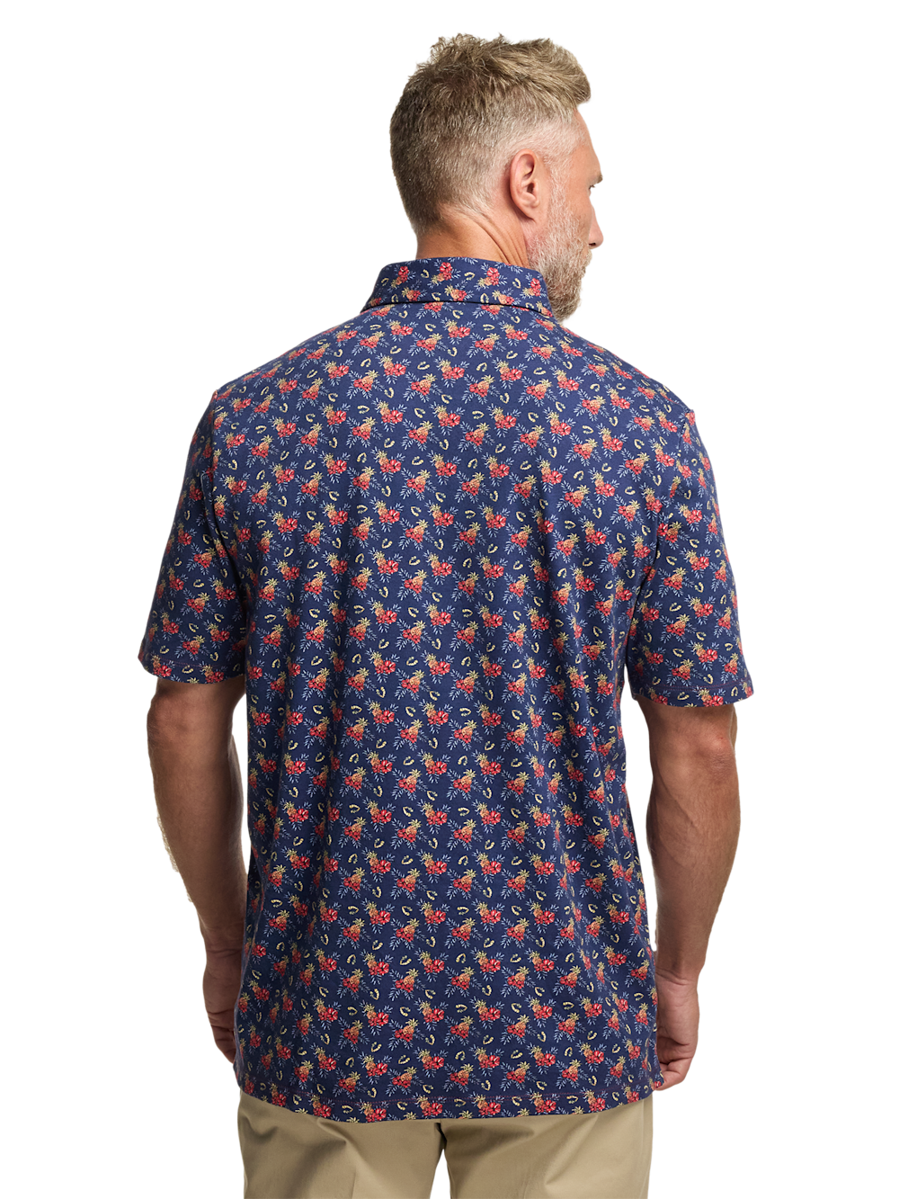 Alternate Image of Cotton Full Button Front Polo-4