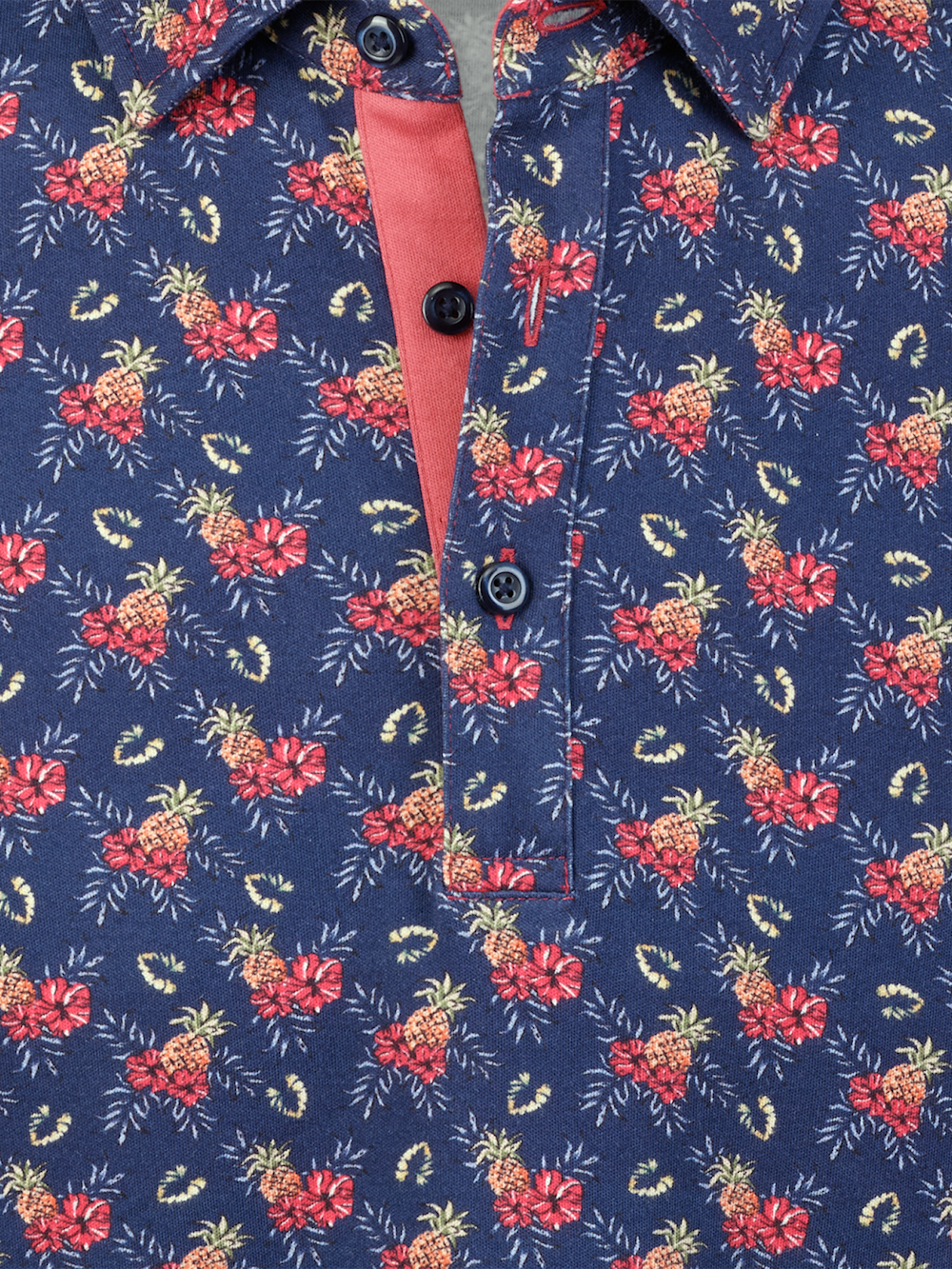 Alternate Image of Cotton Full Button Front Polo-5