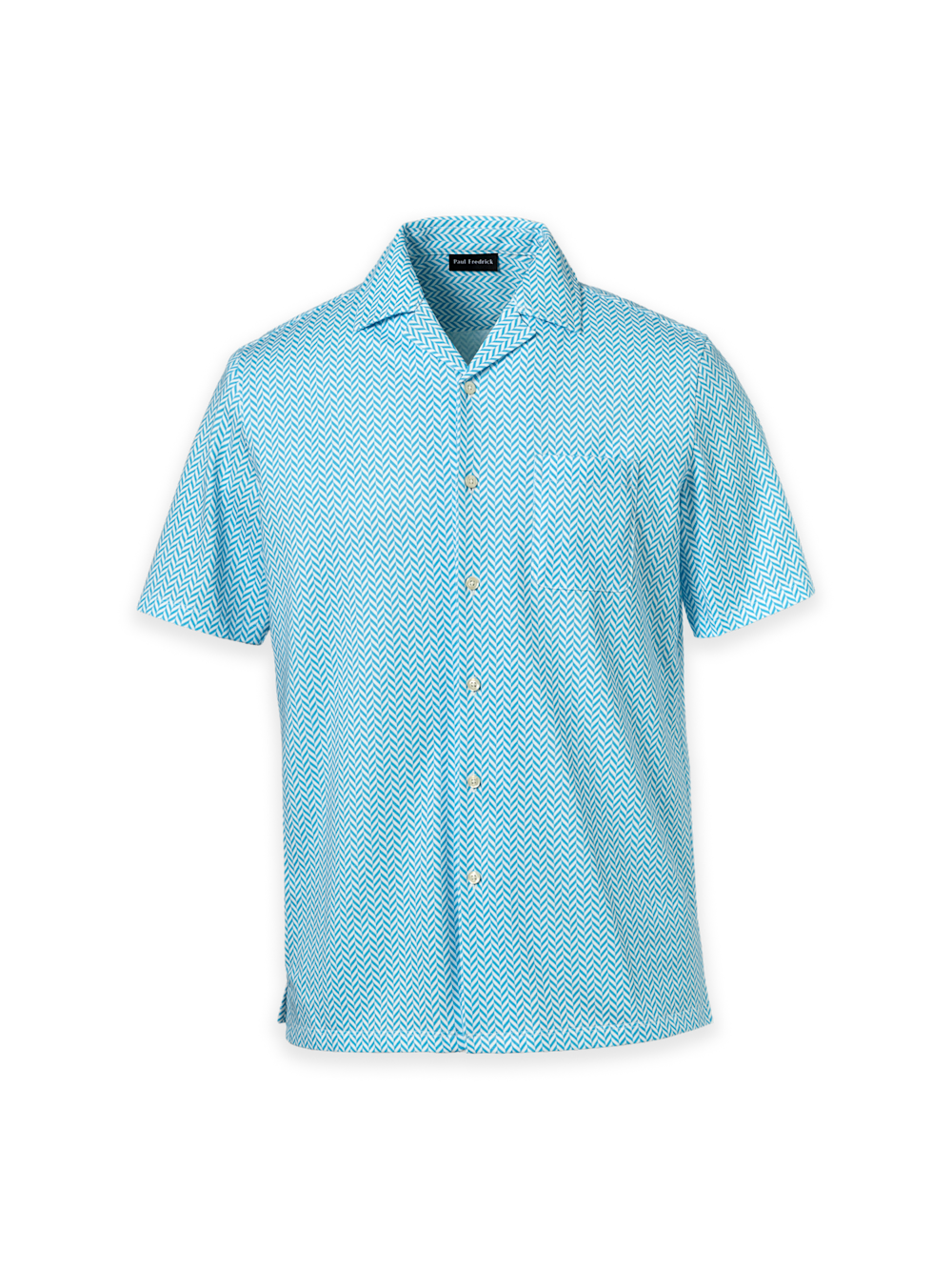 Product Image of Cotton Button Front Camp-Light Blue