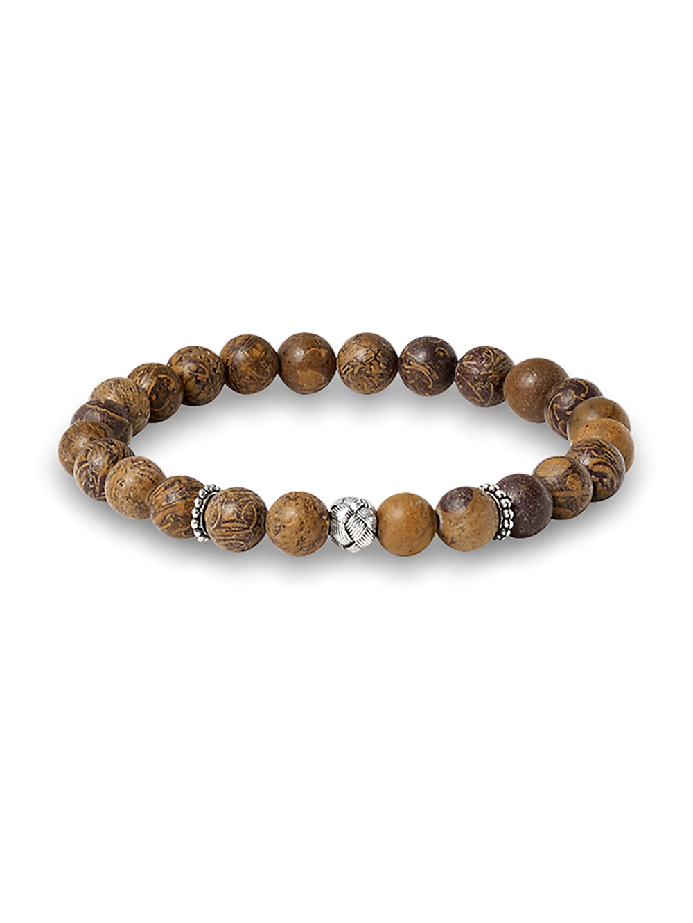 Product Image of Semi Precious Bead Bracelet-Brown
