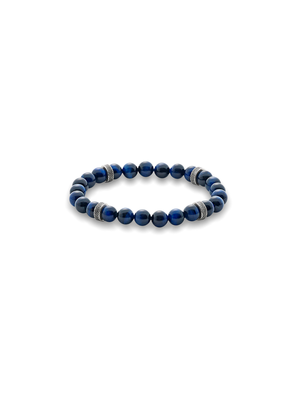 Product Image of Semi Precious Bead Bracelet-Navy