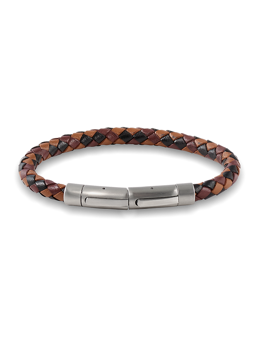 Product Image of Woven Leather Bracelet-Multi
