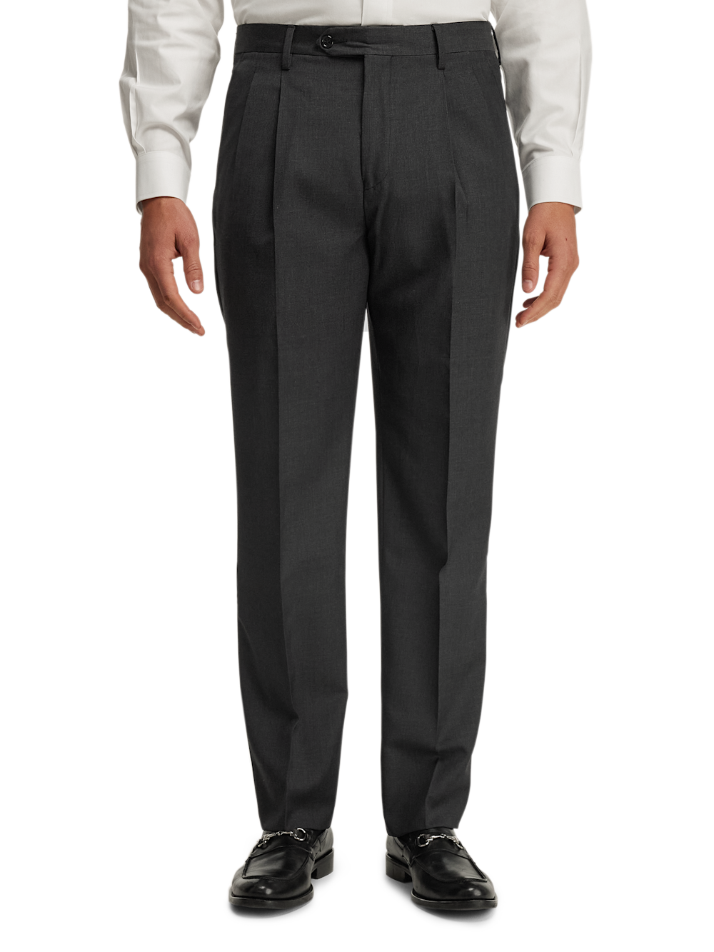 Alternate Shot of Men's Charcoal Solid Bottoms