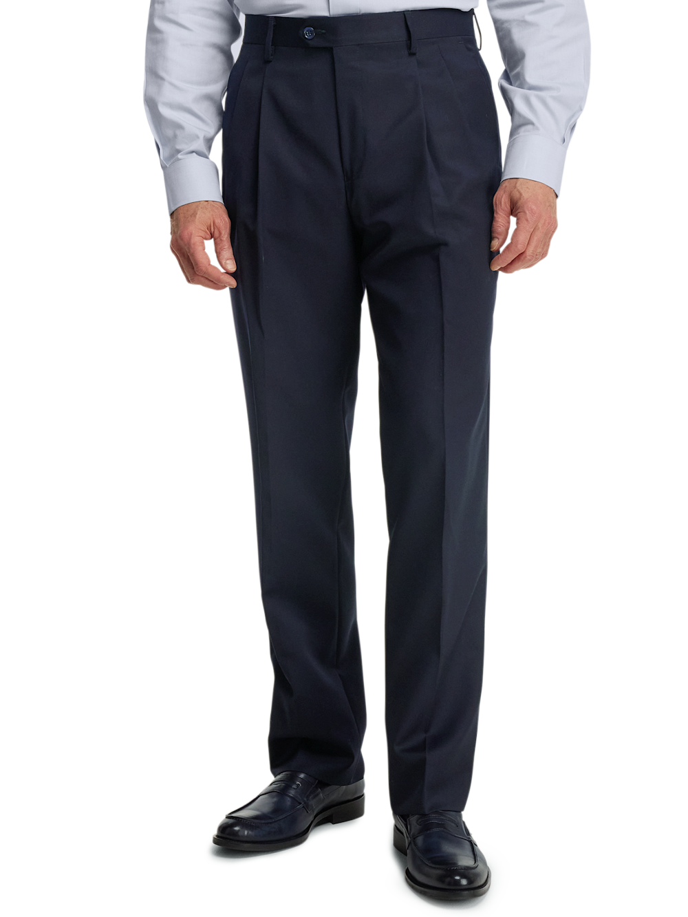 Alternate Shot of Men's Dark Navy Solid Bottoms