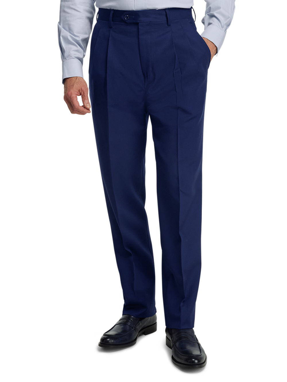 Alternate Shot of Men's Bright Navy Solid Bottoms