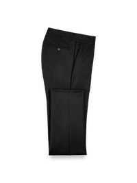 Wool Gabardine Pants - Black