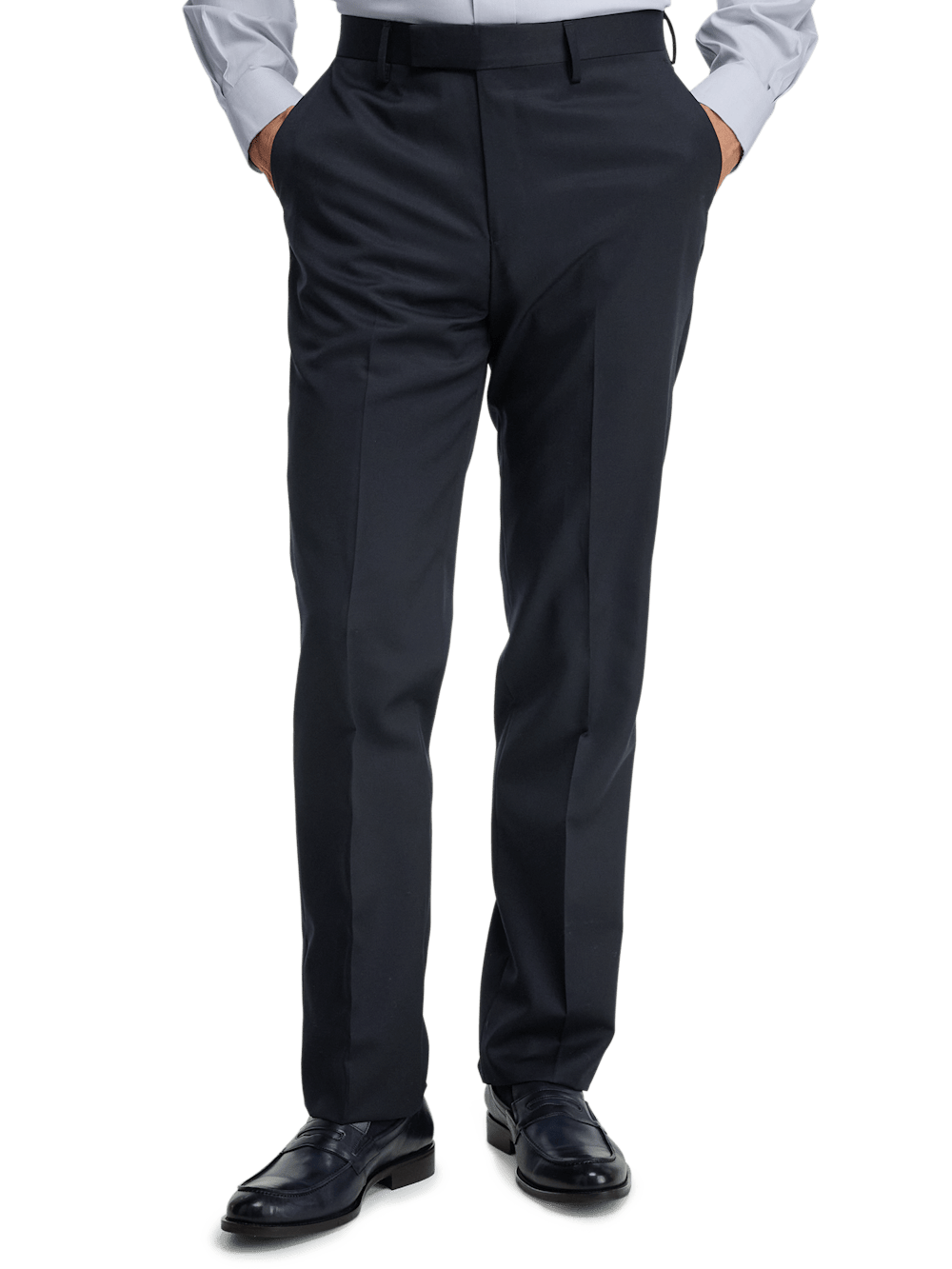 Alternate Shot of Men's Dark Navy Solid Bottoms