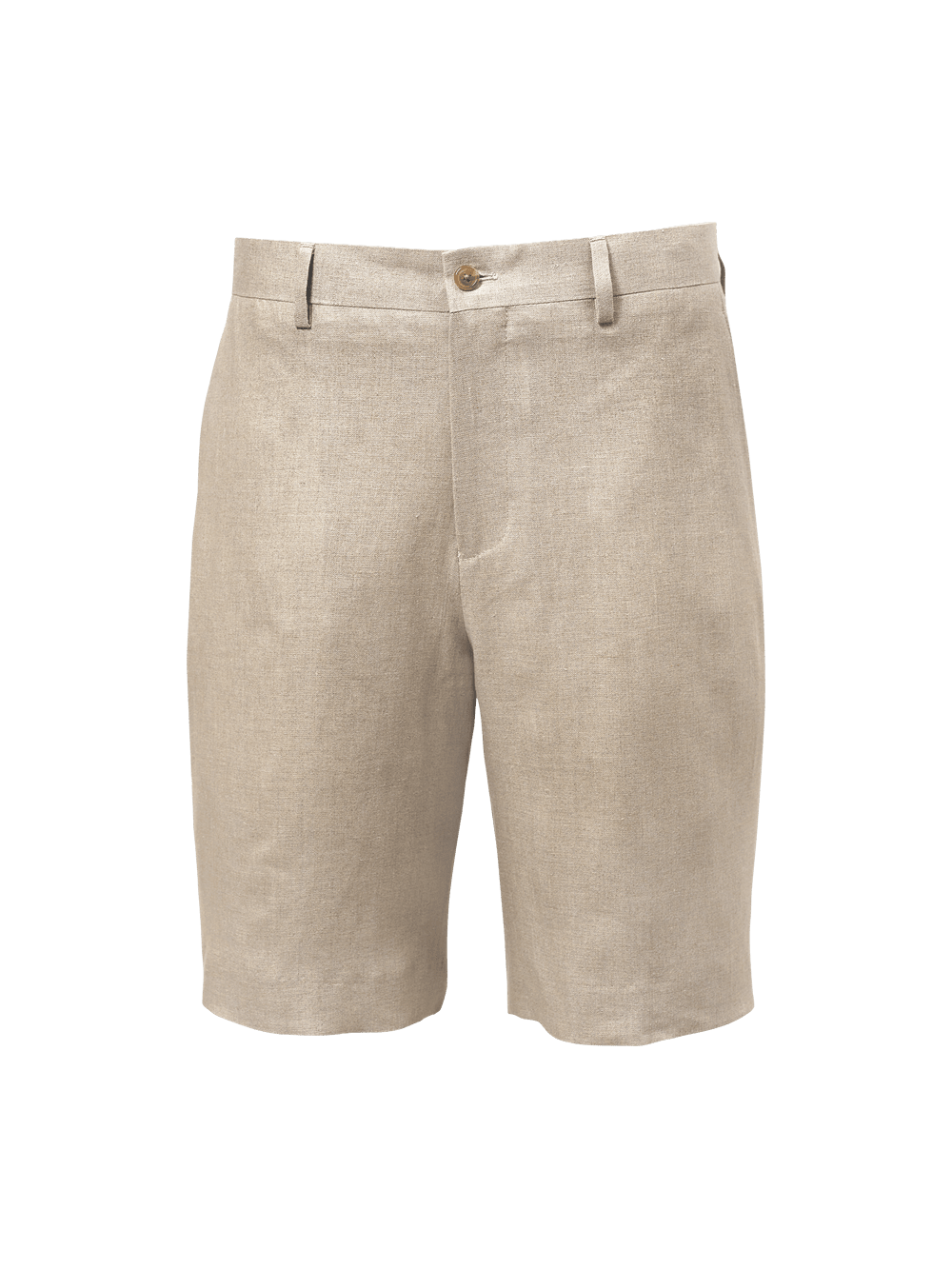 Alternate Image of Linen Flat Front Shorts-1#model_flat front