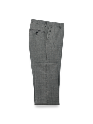 Wool Sharkskin Pants - Charcoal