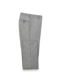 Wool Sharkskin Pants - Grey