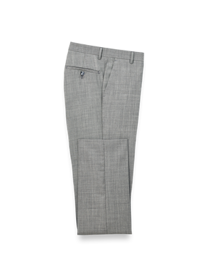 Wool Sharkskin Pants - Grey