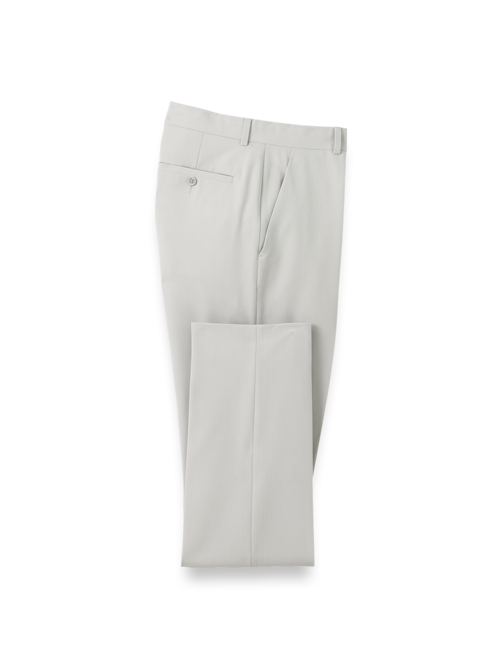 Comfort Stretch Travel Pants - Light Grey Flat Front / 36 Comfort Stretch Travel Pants - Light Grey Flat Front / 36