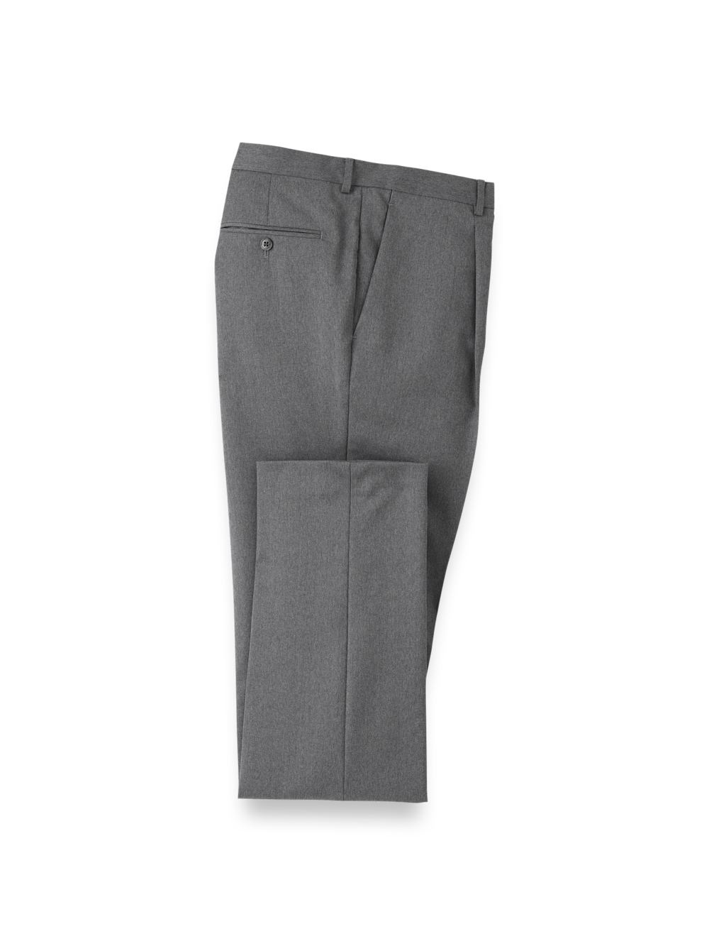 Wool Single Pleat Pants - Grey 54 Wool Single Pleat Pants - Grey 54