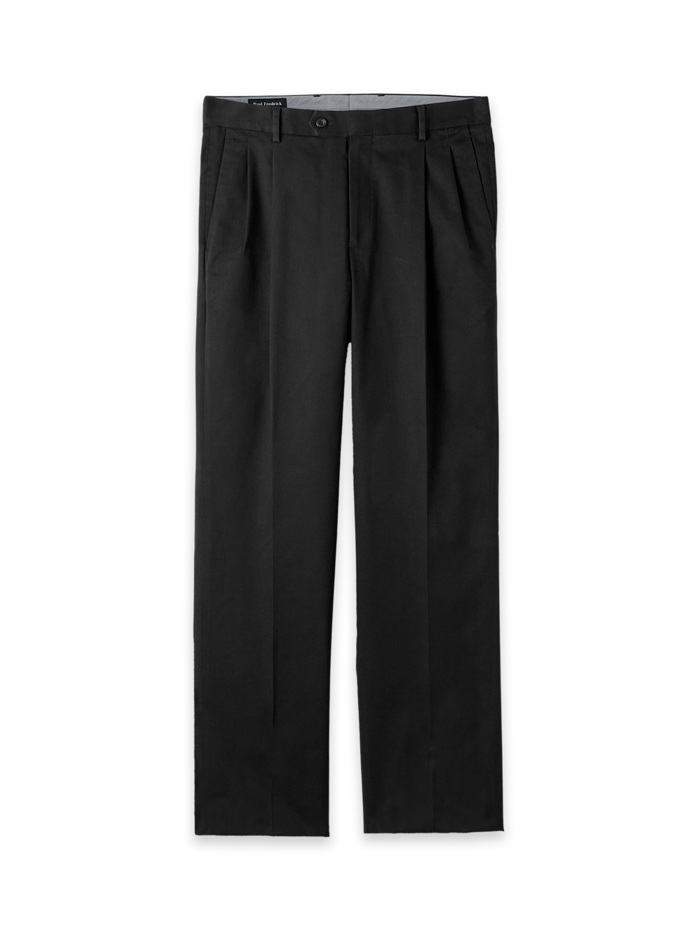 Alternate Shot of Men's Black Solid Bottoms