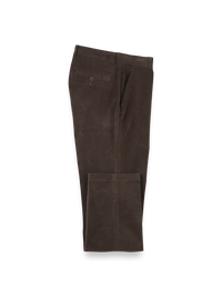 Cotton Stretch Corduroy Pants - Dark Brown