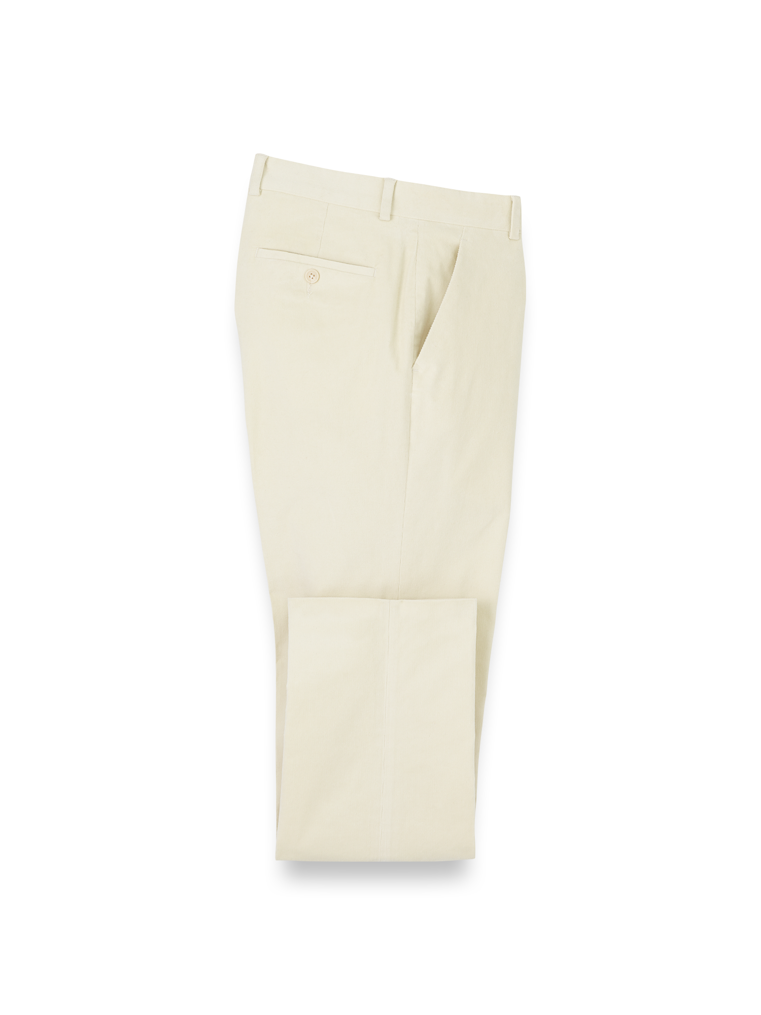 Product Image of Cotton Stretch Corduroy Pants-WinterWhite#model_flat front
