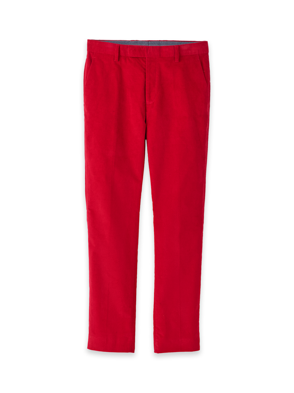Product Image of Cotton Stretch Corduroy Pants-Red#model_flat front