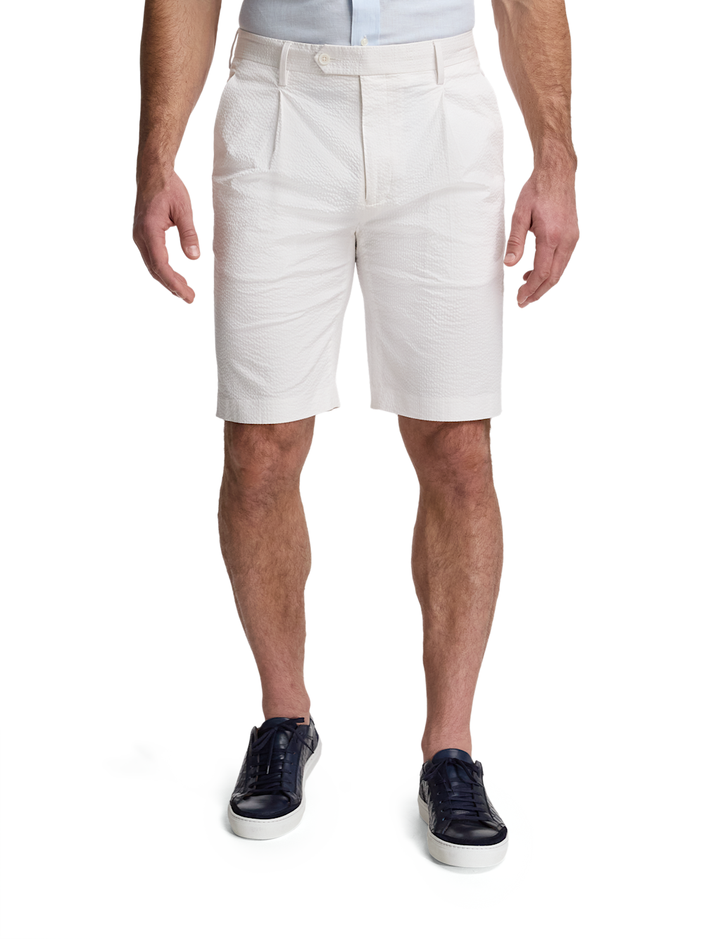 Alternate Image of Cotton Seersucker Shorts-1