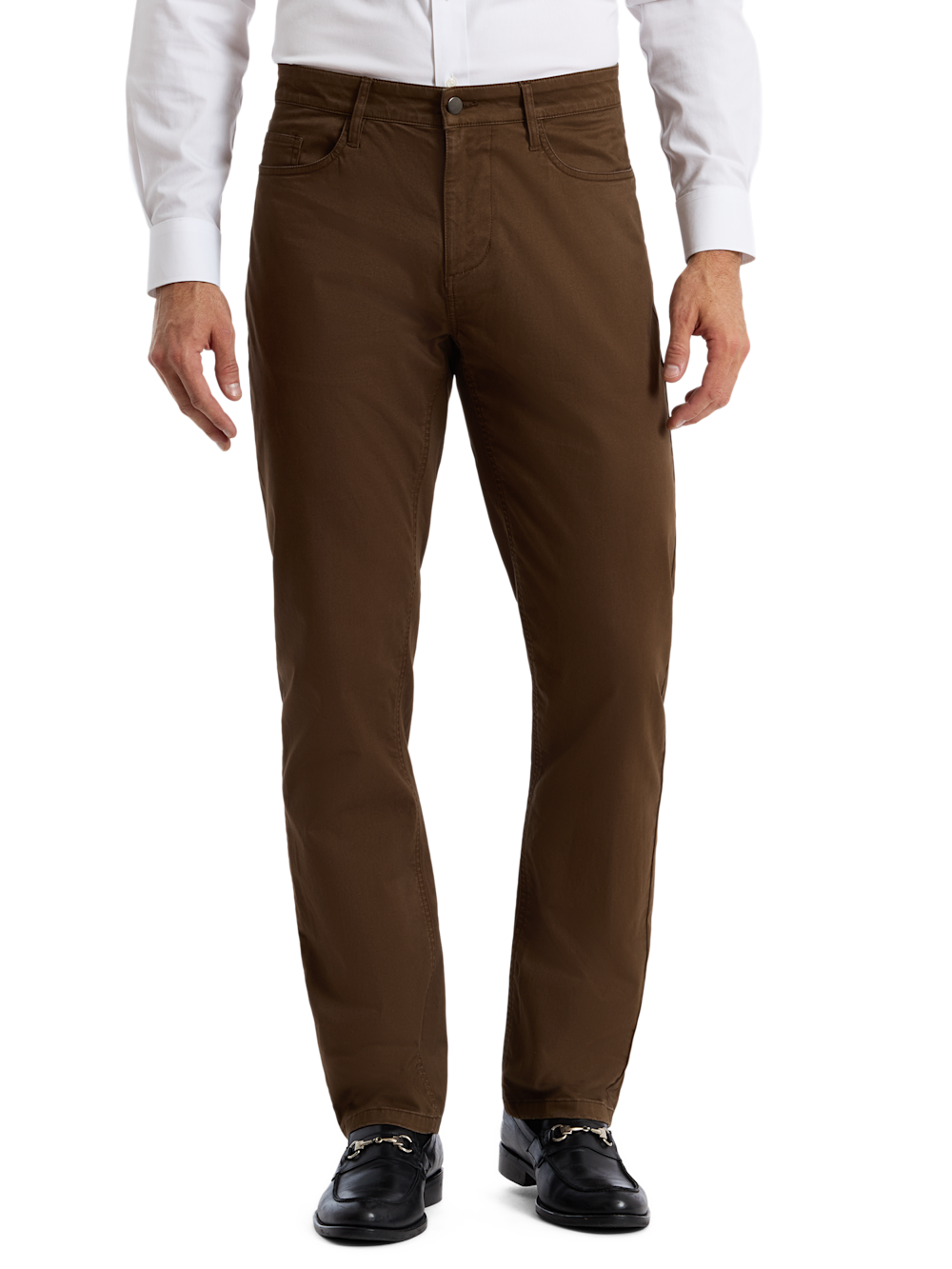 Alternate Shot of Men's Chestnut Solid Bottoms