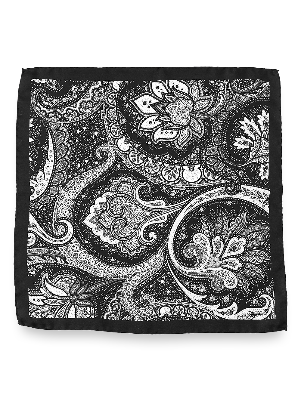 Alternate Image of Paisley Silk Pocket Square-1