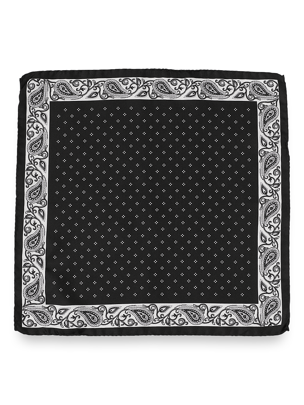 Alternate Image of Paisley Silk Pocket Square-1