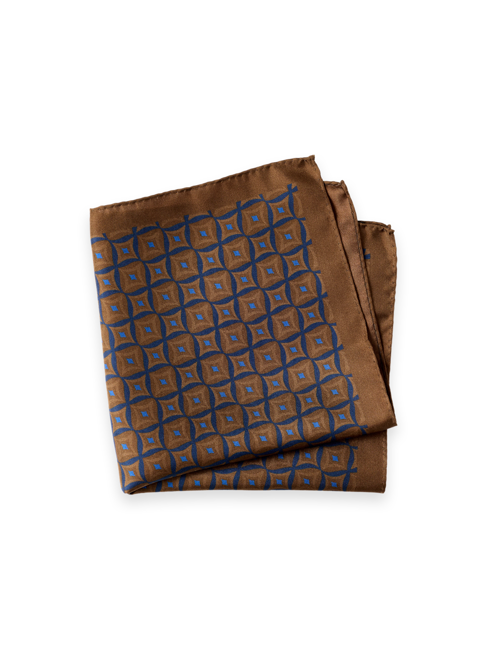 Geometric Silk Pocket Square