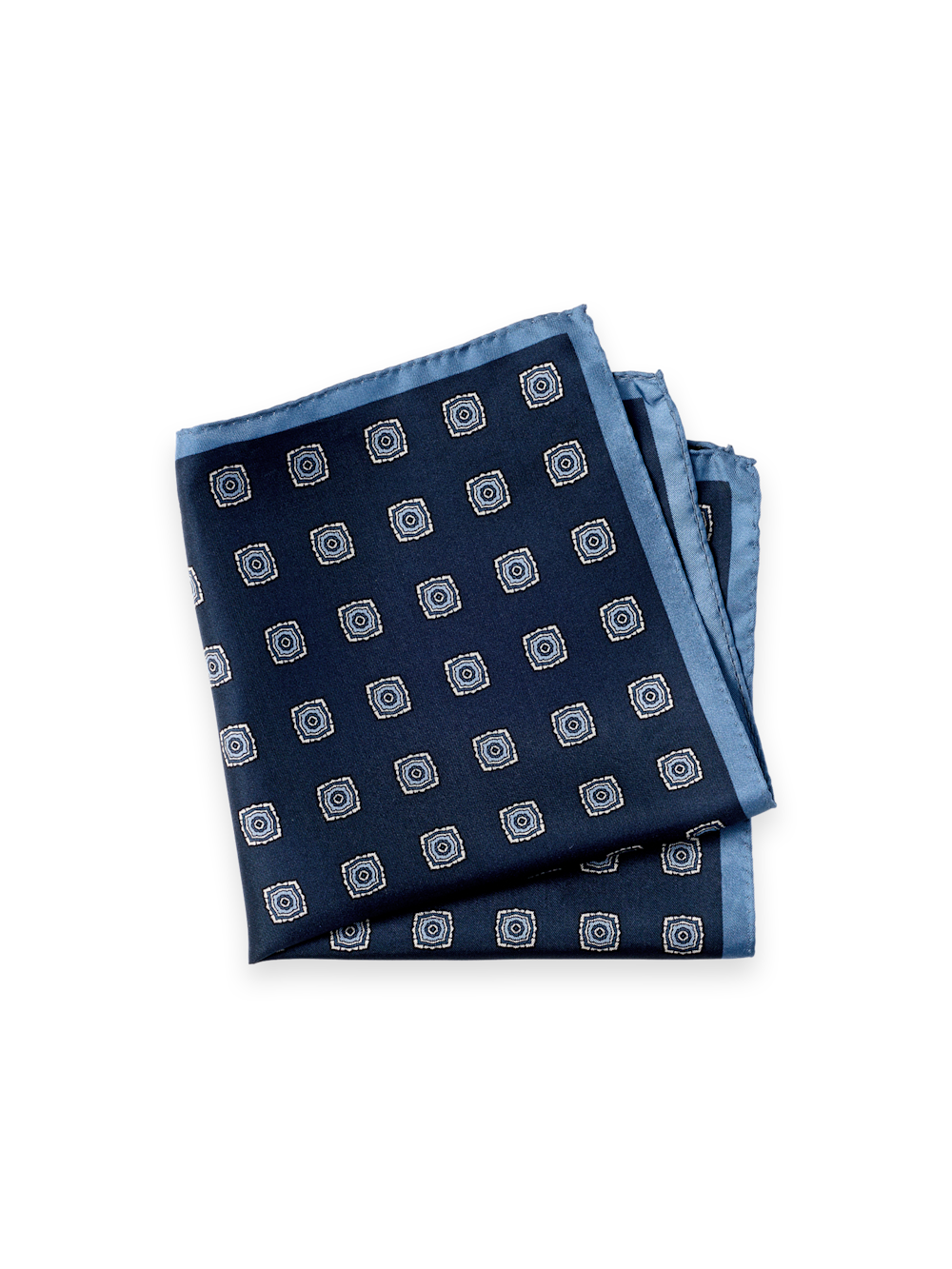 Medallion Silk Pocket Square