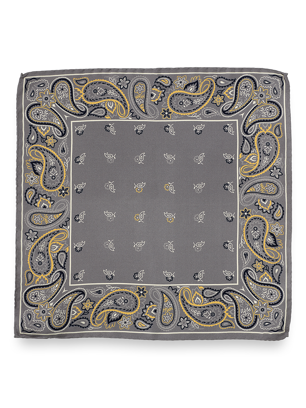 Alternate Image of Paisley Silk Pocket Square-1