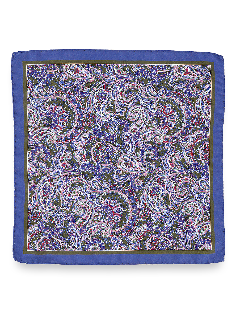 Alternate Image of Paisley Silk Pocket Square-1