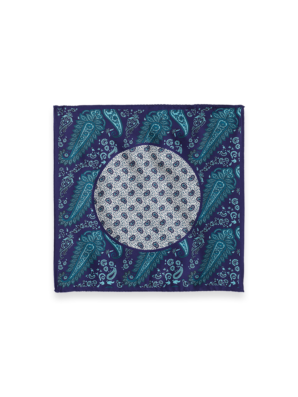 Alternate Image of Paisley Silk Pocket Square-1