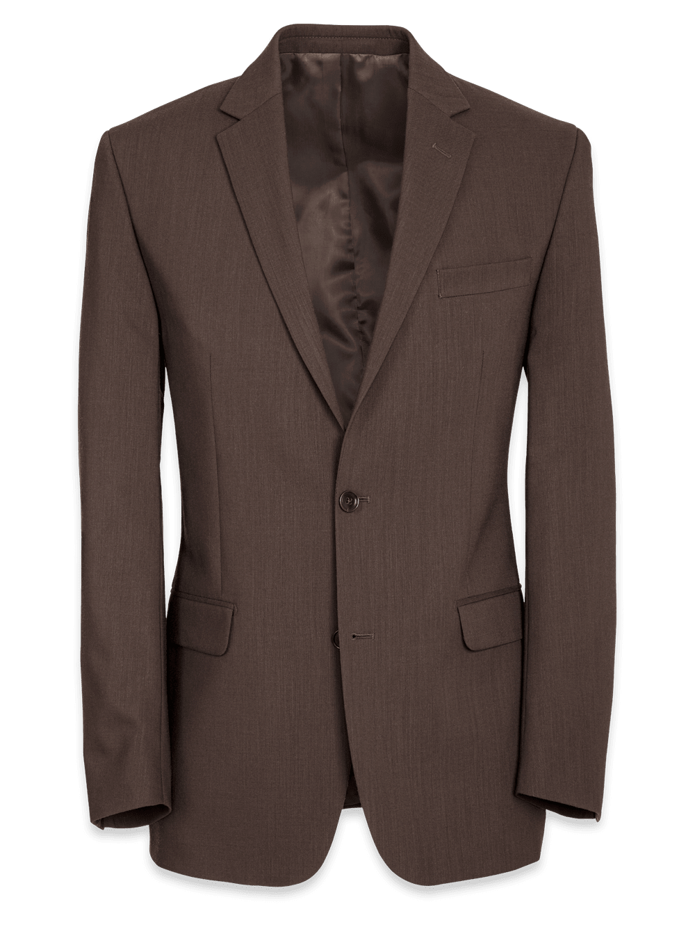 Product Image of Classic Fit Essential Wool Notch Lapel Suit Jacket-Brown