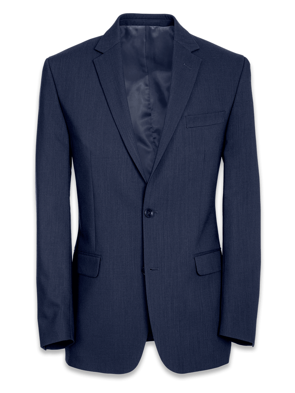 Product Image of Classic Fit Essential Wool Notch Lapel Suit Jacket-Navy