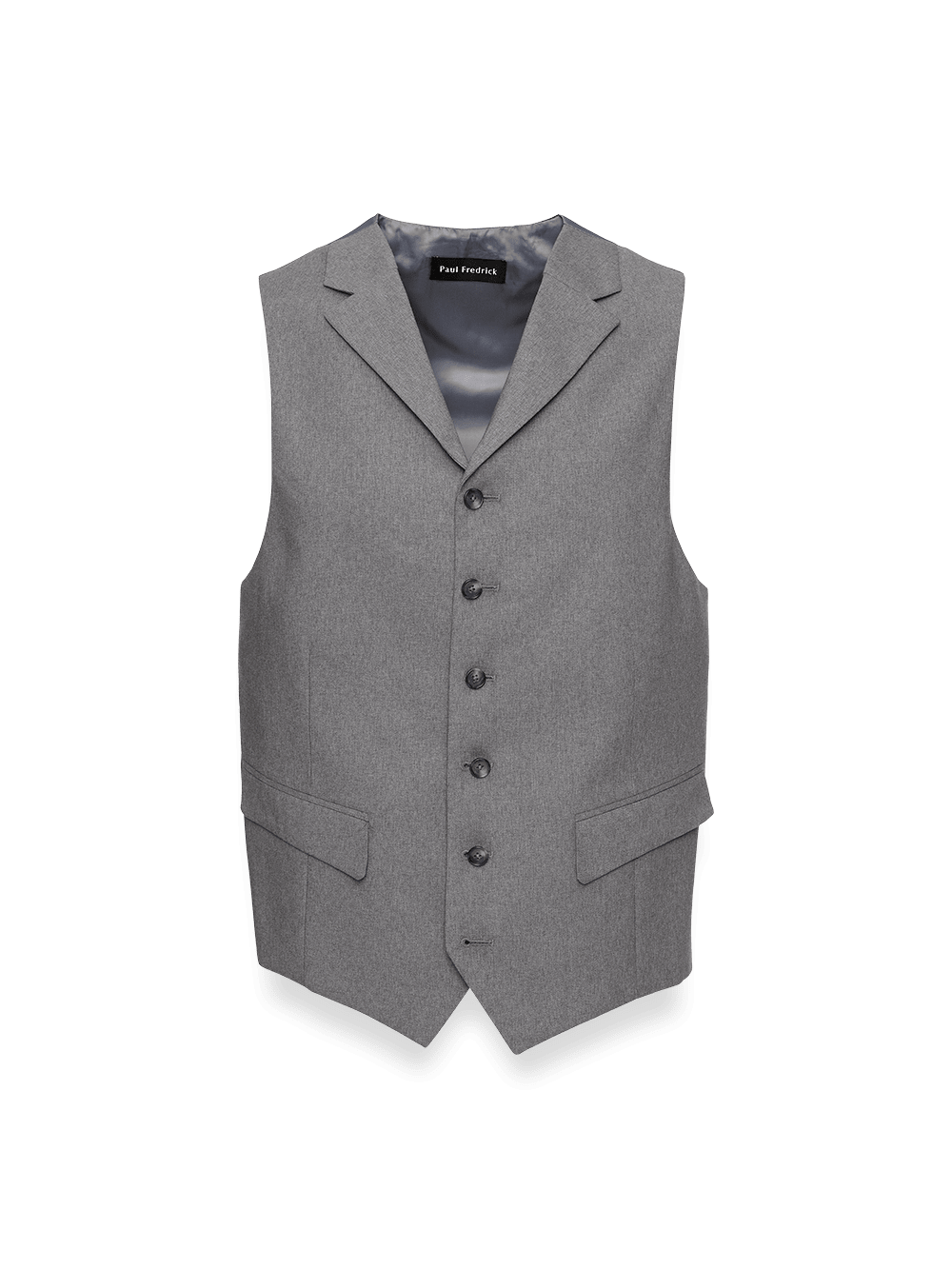 Product Image of Classic Fit Essential Wool Suit Vest-Grey