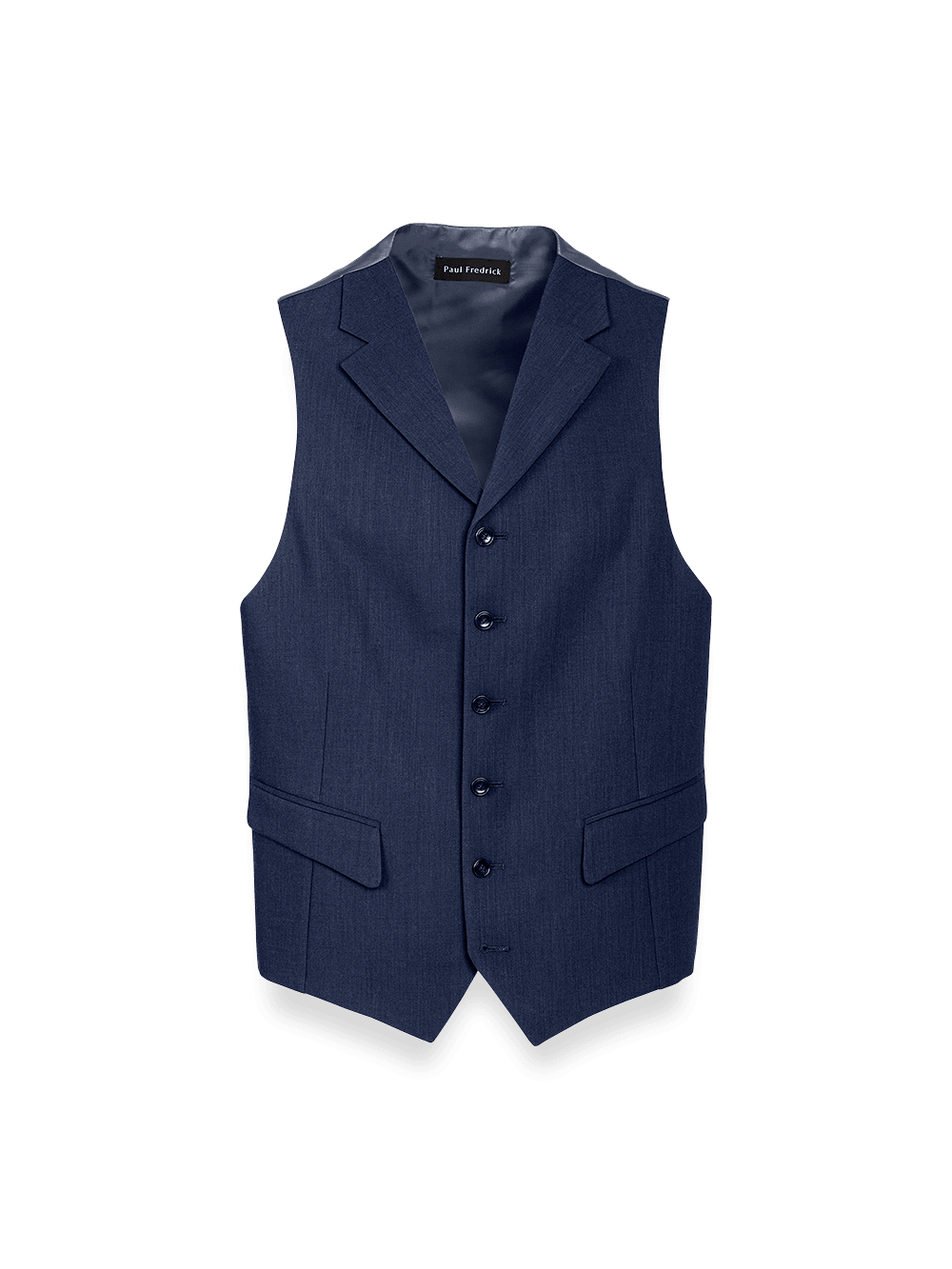Product Image of Classic Fit Essential Wool Suit Vest-Navy