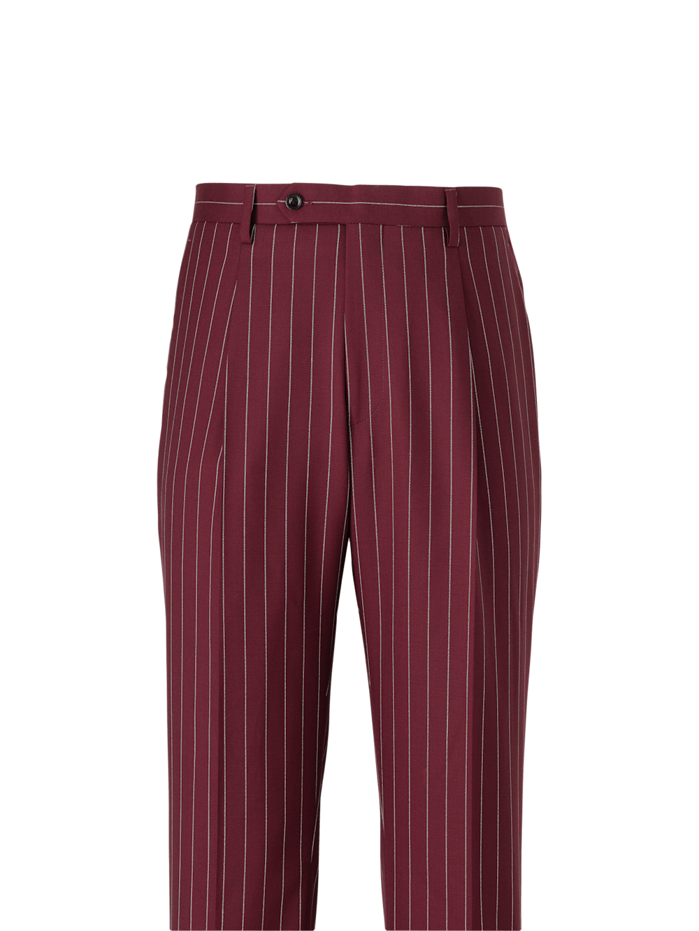 Alternate Image of Wool Stretch Stripe Single Pleat Suit Pants-1