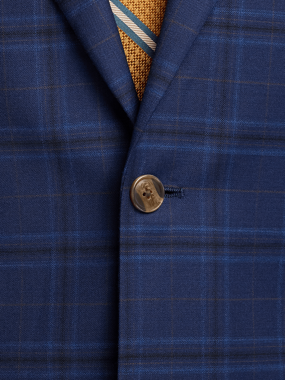 Alternate Image of Wool Stretch Plaid Single Breasted Suit Jacket-4