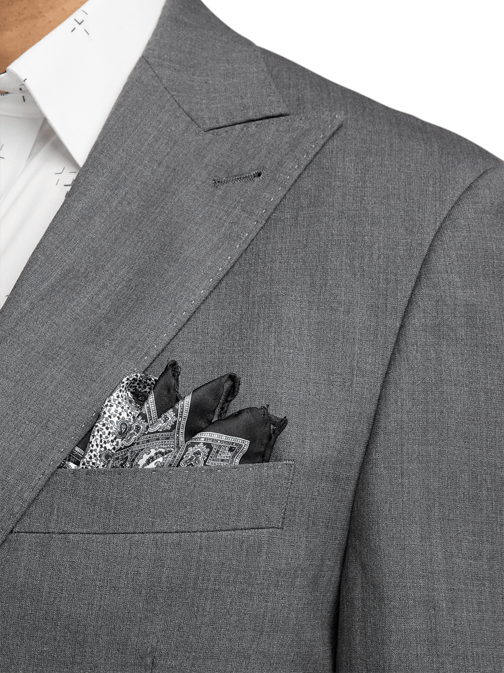 Alternate Image of Wool Stretch Bengaline Peak Lapel Suit Jacket-5