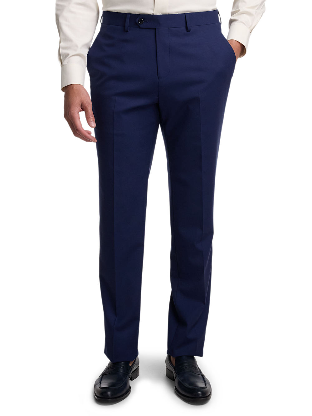 Alternate Image of Wool Stretch Bengaline Suit Pants-1#model_flat front