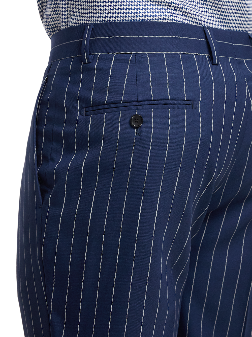 Alternate Image of Wool Stretch Stripe Single Pleat Suit Pants-3