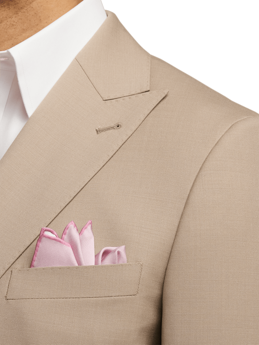 Alternate Image of Wool Stretch Bengaline Peak Lapel Suit Jacket-5