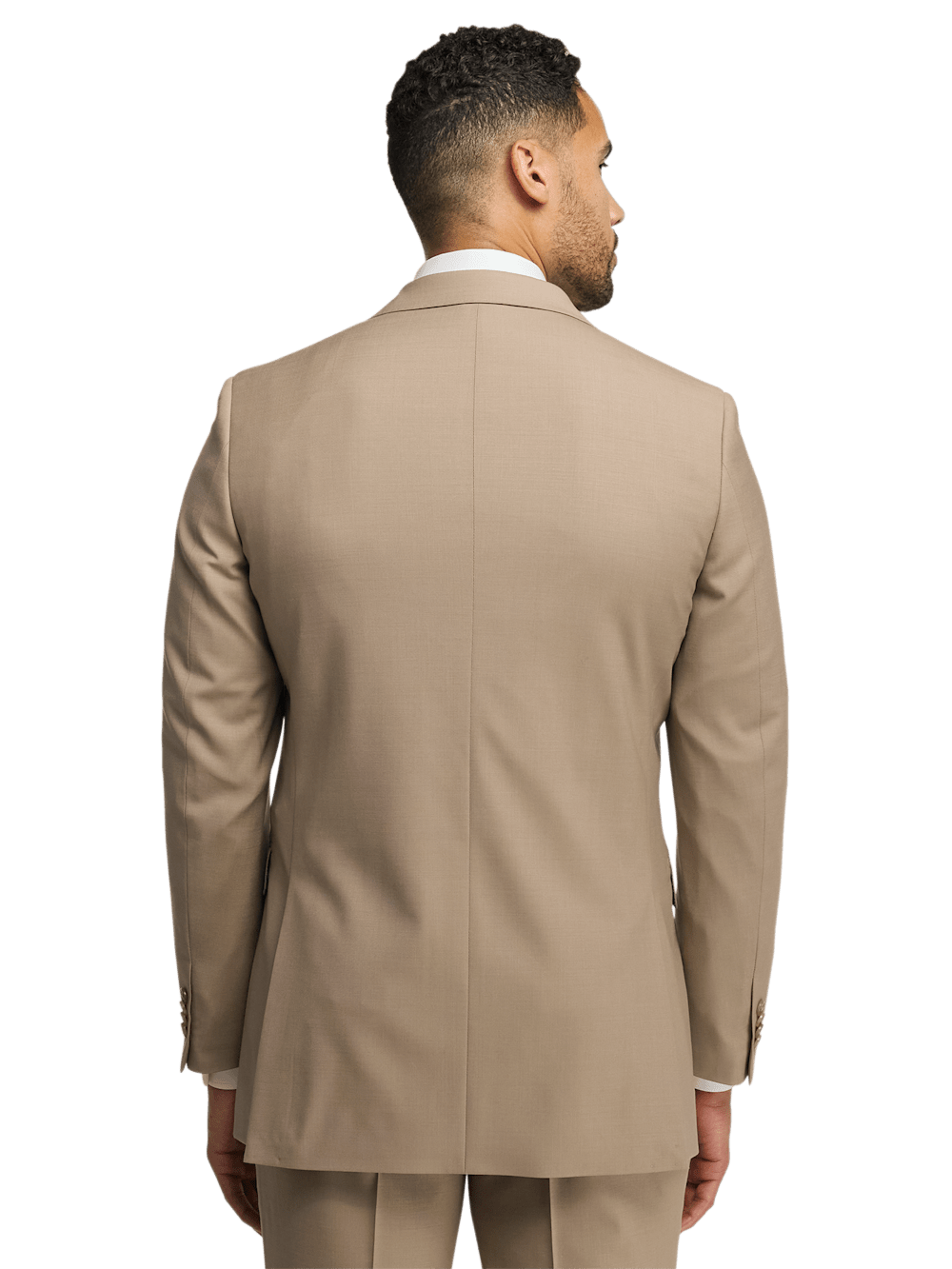 Alternate Image of Wool Stretch Bengaline Peak Lapel Suit Jacket-6